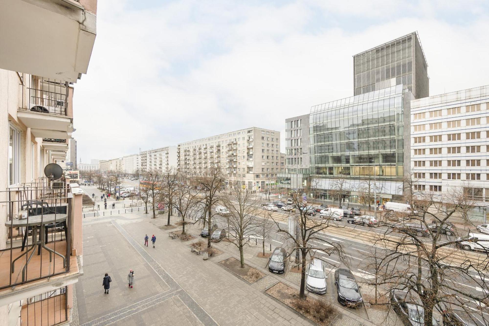 Marszalkowska Stylish Apartment With Balcony Warsaw Center By Noclegi Renters Exterior foto